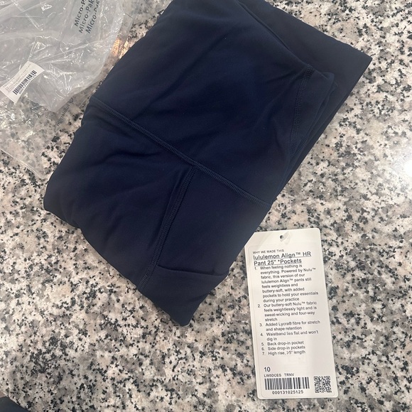 lululemon athletica Navy Align™ HR Pants with Pockets - Picture 2 of 2